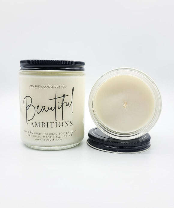 Beautiful Ambitions 8 oz Candle