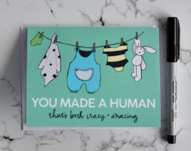 You Made a Human Greeting Card