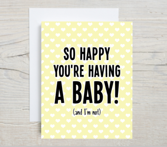 So Happy You're Having A Baby Card