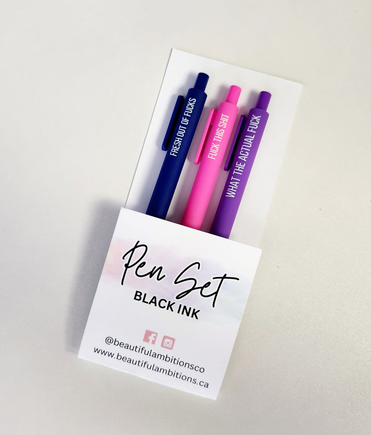 The "F" Collection - Jotter Pen Set