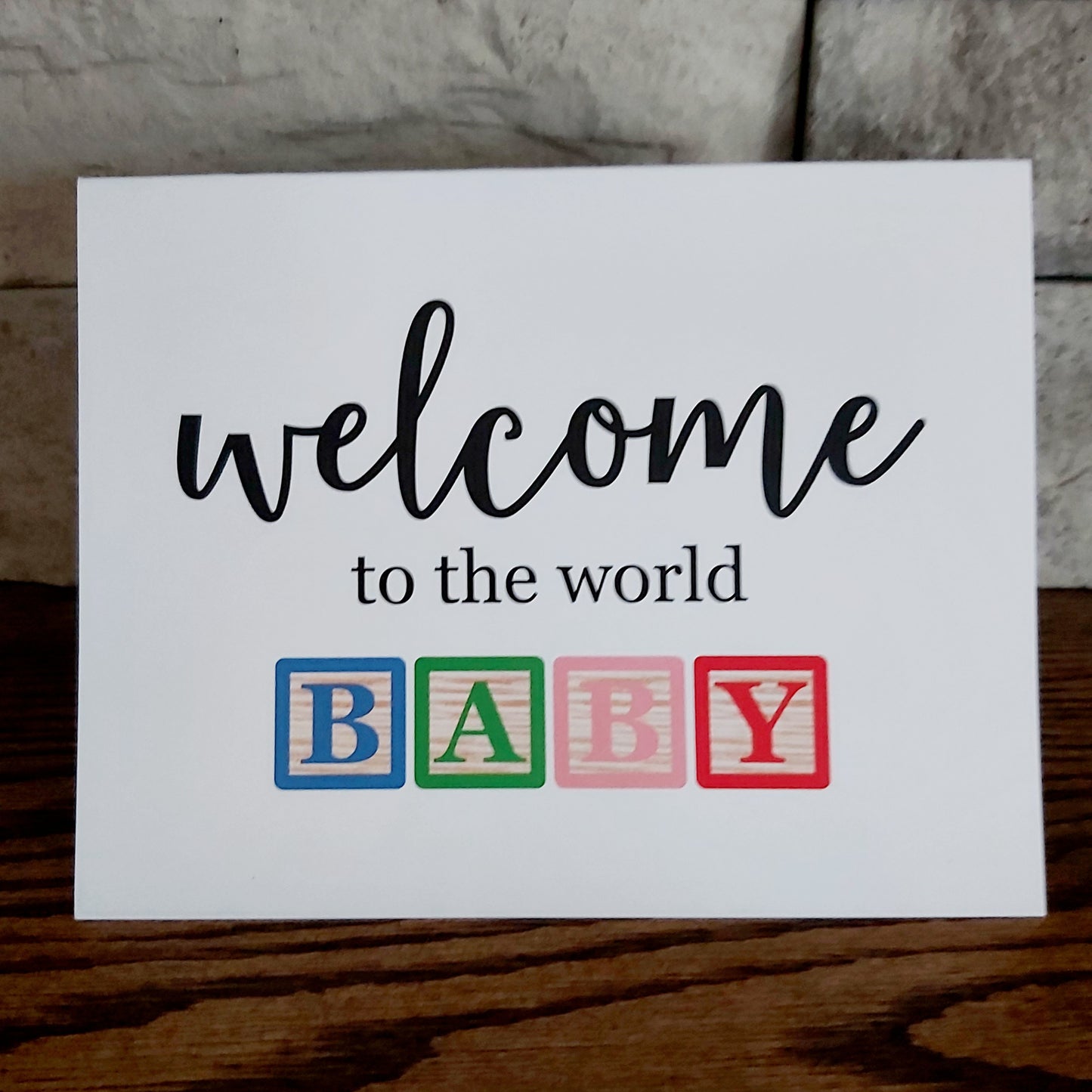 Welcome Baby Card