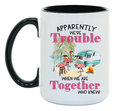 Camping Trouble 15 oz Mug