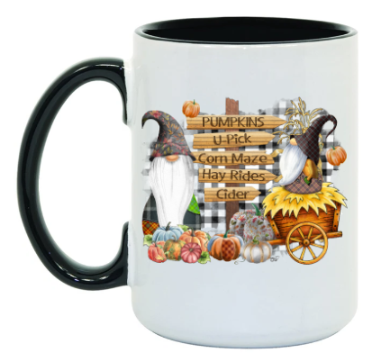 Fall Gnomes 15 oz Mug
