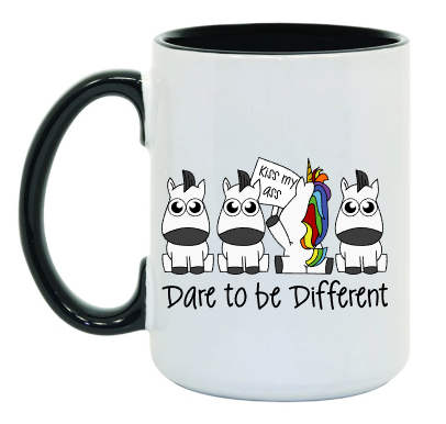 Dare to be Different 15 oz Mug