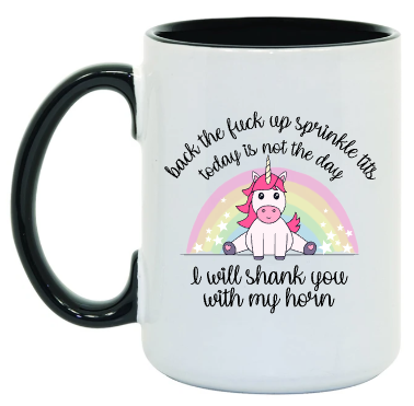 Naughty Unicorn 15 oz Mug