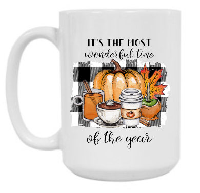 Most Wonderful Time 15 oz Mug