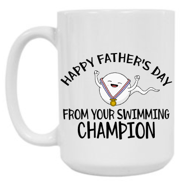 Swimming Champion 15 oz Mug
