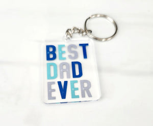 Best Dad Ever Keychain