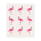 Flamingo Themed Swedish Dishcloths