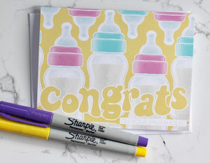 Congrats On Your Milkaholic Greeting Card