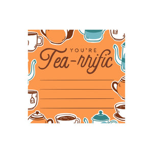 Tea-rrific Single Post-It Notes