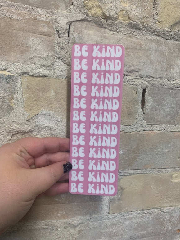 Be Kind Pink Bookmark