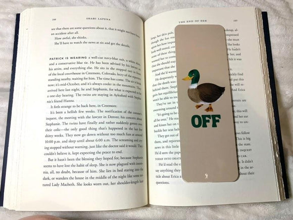 Duck Off Bookmark