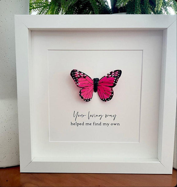 Butterfly Framed Quote