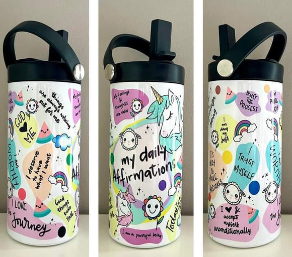 My Daily Affirmations Kids 12oz Tumbler