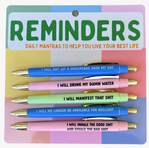 Daily Reminder Pen Set