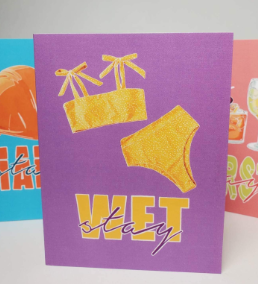 Stay Wet Greeting Card