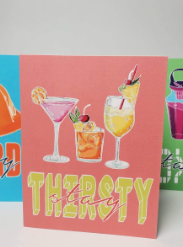 Stay Thirsty Greeting Card