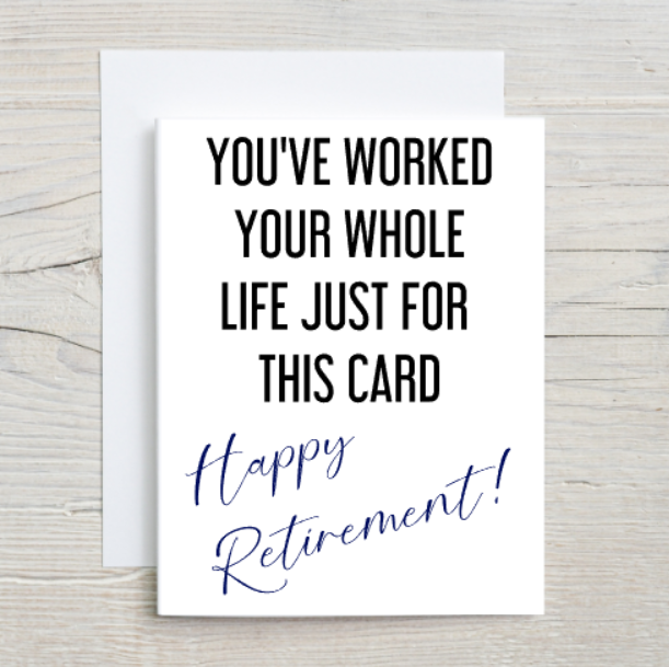 Happy Retirement Card