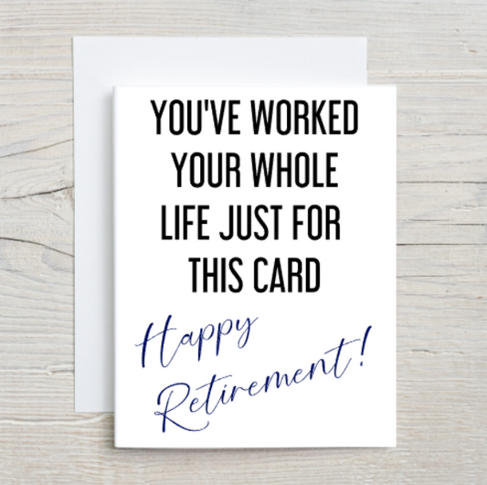 Happy Retirement Card