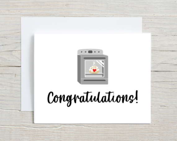 Bun In The Oven Card