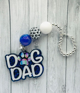 Dog Dad Rearview Mirror Charm