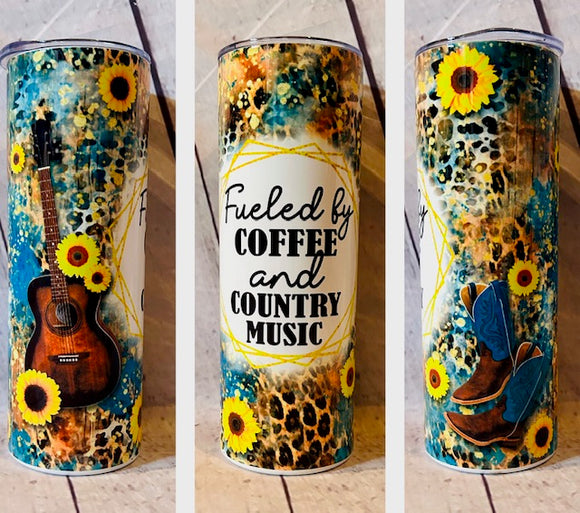 Coffee and Country Music Tumbler