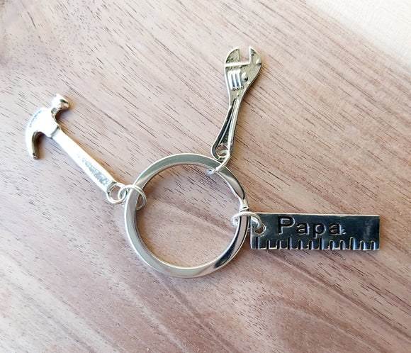 Papa Key Chain