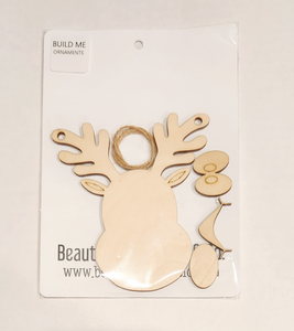BUILD YOUR OWN REINDEER ORNAMENT