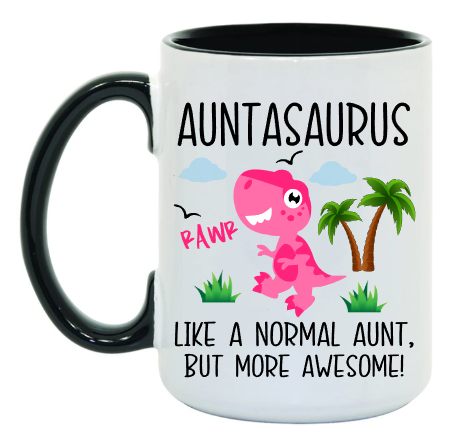 Auntasaurus 15 oz Mug