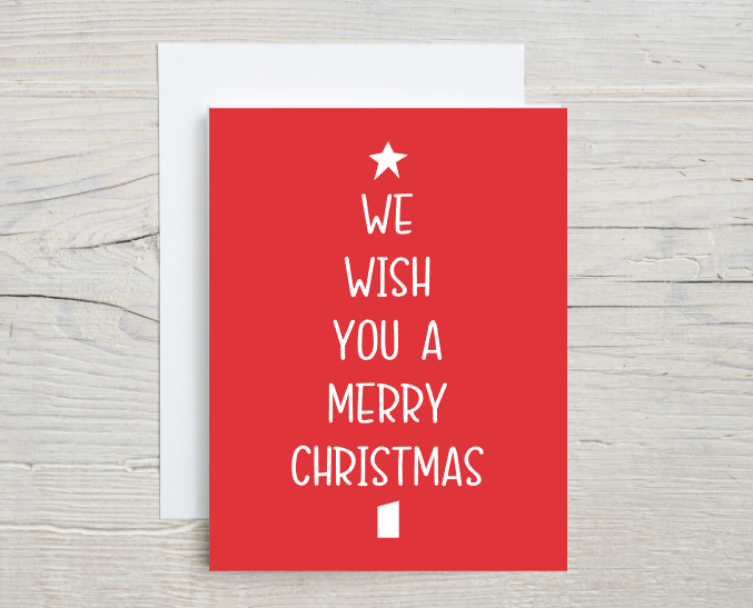 We Wish You Card