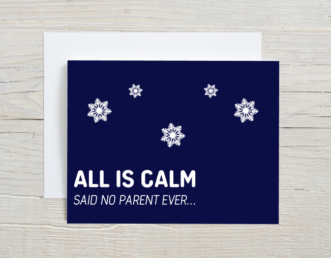 All is Calm Card