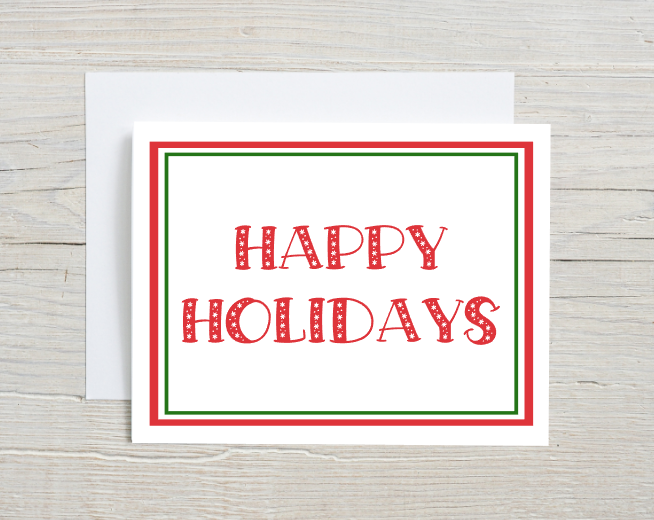 Happy Holidays Card