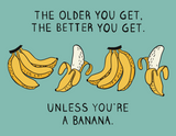 Unless Your A Banana Birthday Flat Greeting Card