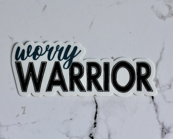 Worry Warrior Vinyl Sticker