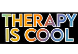 Therapy Is Cool Vinyl Sticker