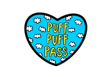 Puff Puff Pass Vinyl Sticker