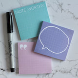 Pastel Post It Notes 3 Pack