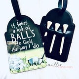 Golf Tee Tags