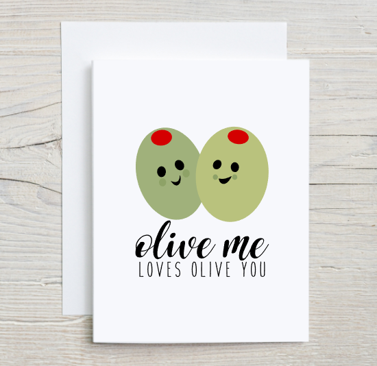 Olive Me Card