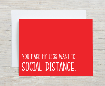 Social Distance Card