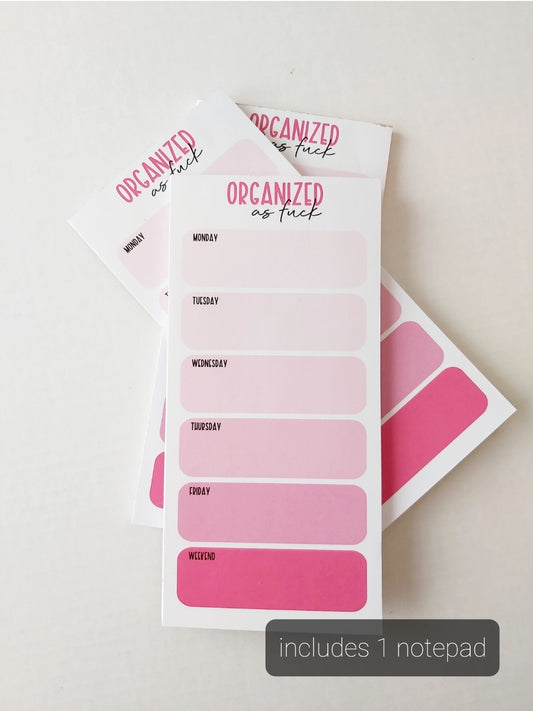 Organized As Fuck Notepad
