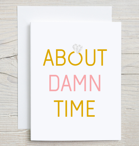About Damn Time Card