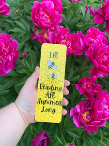 I'll Bee Reading All Summer Long Bookmark