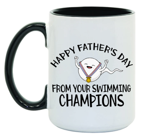 Swimming Champions 15 oz Mug