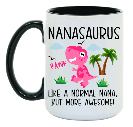Nanasaurus 15 oz Mug