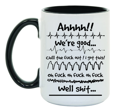 Heart Beat Nurse 15 oz Mug