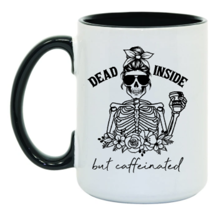 Dead Inside 15 oz Mug