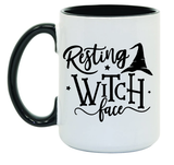 Resting Witch Face 15 oz Mug