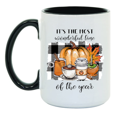 Most Wonderful Time 15 oz Mug